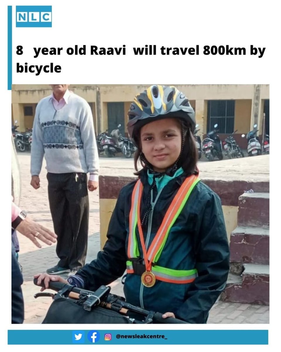 NLCnewsnetwork's tweet photo. What were you doing when you are 8 year old #cycling #environment #savetheplane #courage #youngcourage https://t.co/AXkPTIvWSJ