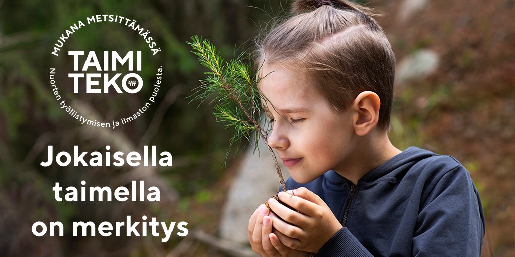 Lahjoita Taimiteon joulukeräykseen ostamalla haluamallasi summalla puun taimia! 🌱 Taimien istuttamiseen työllistyy ensi kesänä nuoria. Tee lahjoitus itsesi puolesta tai osta läheiselle lahjaksi taimia: taimiteko.fi/taimiteko-yksi… #4hSuomi #Taimiteko
