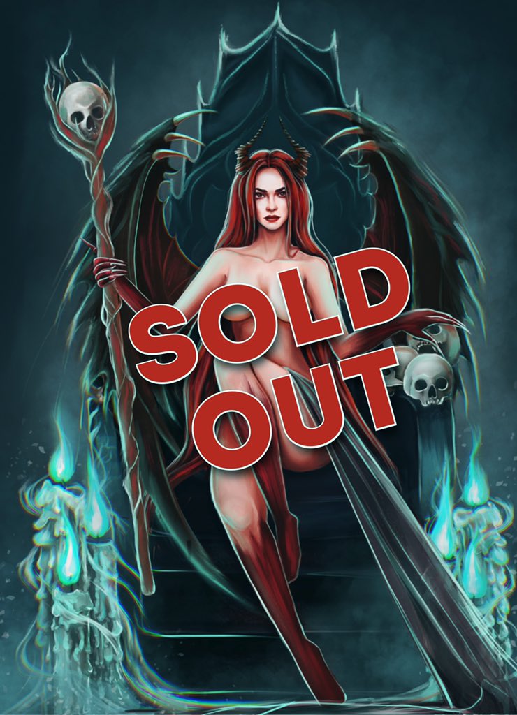 💥🎉 SOLD out 🎉💥

OMG!!!
I can't believe my eyes! Incredible <a href="/RealKatoOG/">Kato</a> &amp; <a href="/katokrew/">KatoKrew</a> bought the last two editions of Succubus! 
And I have sold out!

Your support is priceless! Happy to be a part of this amazing community!

#KatoKrew #KatoOGgo #SoldOut