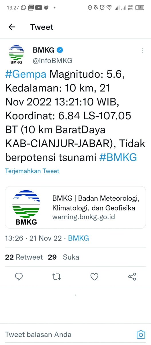 masakbar_'s tweet photo. @bellskyyyyyy infonya sih video ini di daerah cianjur deket pusat gempa. https://t.co/Up4uF8O0Wi