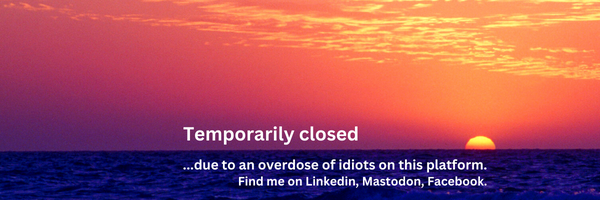 It was great fun on @Twitter for the past +14 years. With a clear downward trend. Time for abstinence for a while. See you on <a href="/LinkedIn/">LinkedIn</a>, <a href="/facebook/">Facebook</a>, <a href="/joinmastodon/">Mastodon (@Mastodon@mastodon.social)</a>, or best in real life.