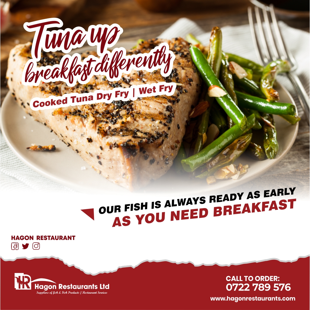 HagonRestaurant's tweet photo. Tuna is definitely the best breakfast whether you take dry fry or wet fry. #tunabreakfast #breakfastdifferently #hagonfish #tunamonday https://t.co/EnqoYdGxtv