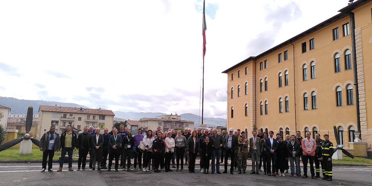 During the post-exercise workshop with @H2020_eNOTICE, partners from both consortia, advisory board members & practitioners from the field exercise 🦺 discussed together lessons learned for #CBRNe preparedness & response. Thanks again to all who made this a successful event 🙏