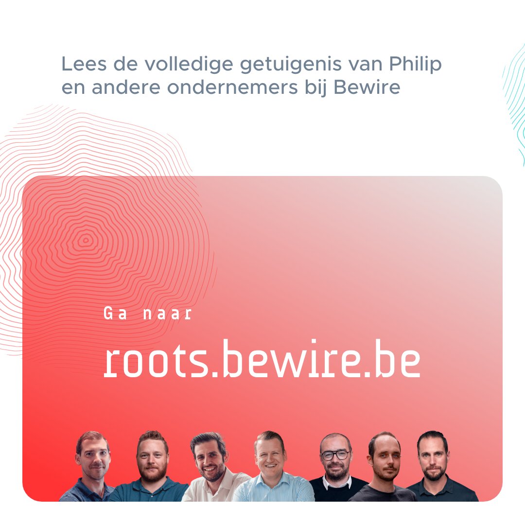 bewirebe's tweet photo. 3/8 - PHILIP BOERMANS

Voor Philip is het feit dat je bij je collega-ondernemers terecht kan een groot pluspunt van het ondernemerschap bij Bewire.

Laat je inspireren door het verhaal van Philip👉 https://t.co/dLcM29q6IK

#bewireroots #ondernemerschap #ondernemen #bewire https://t.co/fYbduNM3nA