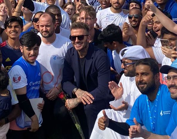 ucfb's tweet photo. The #GenerationAmazing students were visited by a very special guest this weekend 🦁🏴
Can you spot him? 🔎
#WorldCup @GA4good https://t.co/yMMjZBZrTo