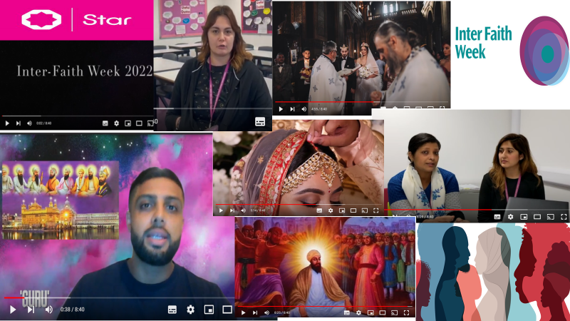 edengirlsslough's tweet photo. The humanities department encourage pupils to learn about the faith of others. Colleagues from Eden Slough who are not from the Islamic faith share some of their religious practices. #InterFaithWeek2022 #Respect #Humaities #WeAreStar https://t.co/XWjqiYGJQk
