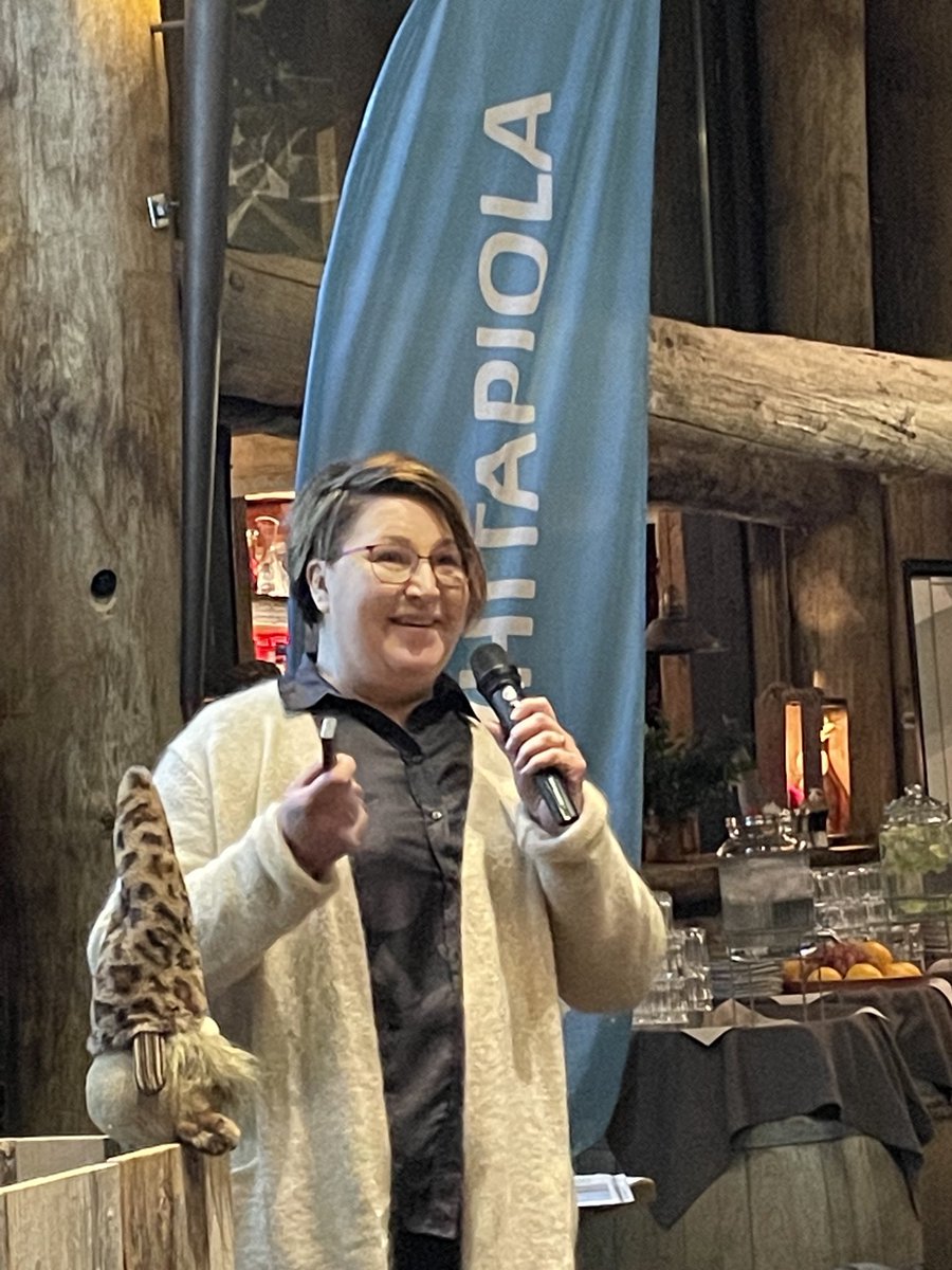 LähiTapiolan maatila- ja metsäliiketoiminnan starttipäivät. Kati toi terveisiä mm. ilmastokokouksesta ja EU:n maatalouspolitiikasta ⁦<a href="/katipar/">Kati Partanen</a>⁩ ⁦<a href="/Lahi_Tapiola/">LähiTapiola</a>⁩