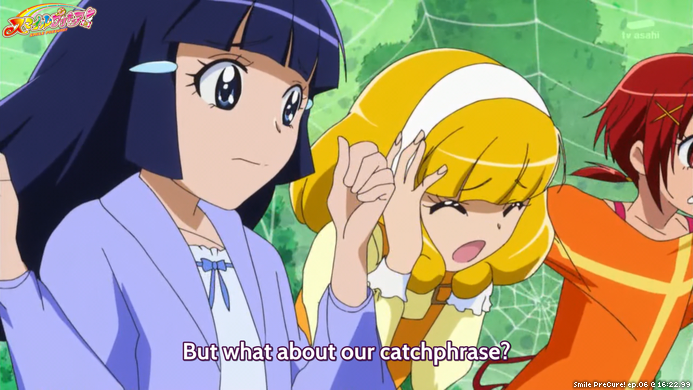 Smile PreCure! Episode 6: Catchphrases are Serious Business – Baka Laureate