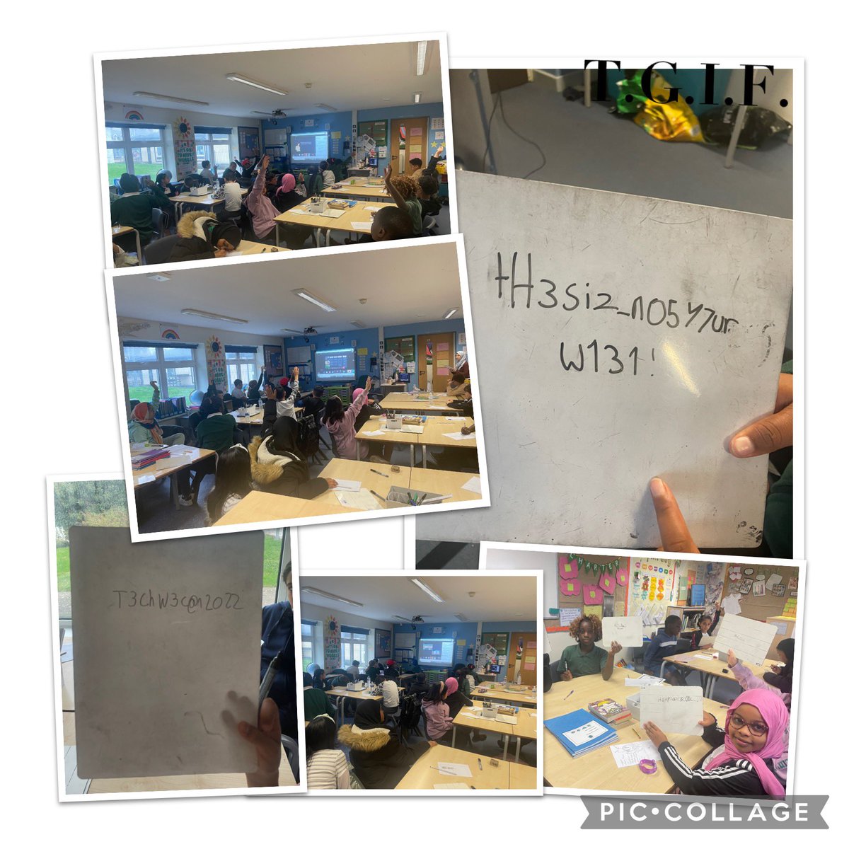 MrsPitman101's tweet photo. Dosbarth Platinum really enjoyed their seminar hearing from real life ethical hackers at PwC. Subsequently they are practising their password writing skills! @PwC_UK #openyoureyes @AdamsdownPrm https://t.co/x7rlSfCtDU
