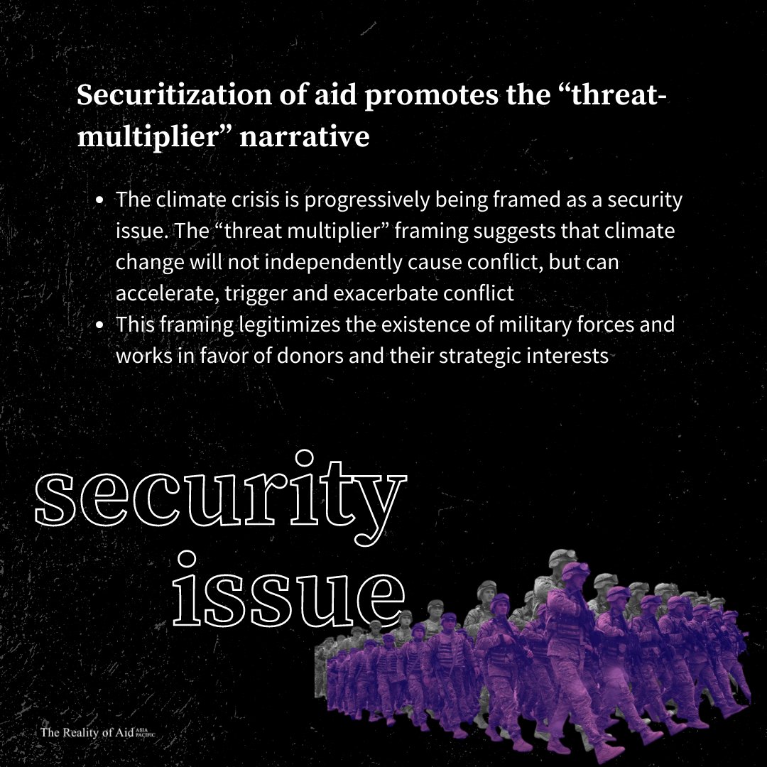 realityofaidAP's tweet photo. What is #statefragility? How does the neoliberal agenda and the securitization of aid further exacerbates the conditions of many conflict-affected communities in the global South? 🔍  

💭 Learn more by reading our latest Deep Dive: https://t.co/NhpGjGXAs6 https://t.co/ztSFWnEEAv