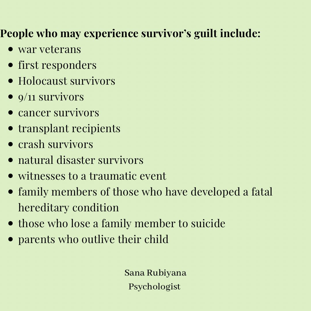 SRubiyana's tweet photo. Let’s talk about Survivor’s Guilt.
#survivorsguilt #guilt #guiltyfeeling #everymindmatters #trauma #ptsd #posttraumaticstressdisorder #traumaticevents #traumainformed #traumainformedcare #psychotherapy #psychotherapist #psychoeducation #ptsdawareness #ptsdrecovery #survivor https://t.co/GPnNlL5lTi
