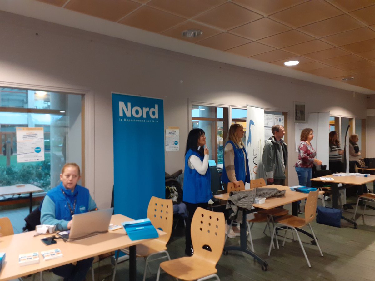 C'est parti pour la semaine réussir sans attendre avec l'ensemble des partenaires pour le forum coup de pouce à l'Atrium de Grande Synthe
<a href="/departement59/">Département du Nord</a> 
<a href="/MARLABOSSE/">Martine Arlabosse</a>