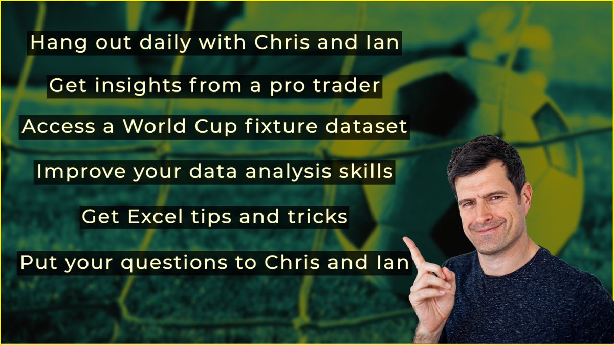 TigSpreadsheets's tweet photo. ⚽WC Daily Show with @FTSIncome is off and running
⚽If you watched yesterday, thank you!
⚽More today and every day this week @ 0900 UK
#WorldCup #WorldCupAnalysis #ENGIRN #Excel #VBA #ExcelHelp #ExcelTips #Trading #FootballData https://t.co/hwujvF8auw