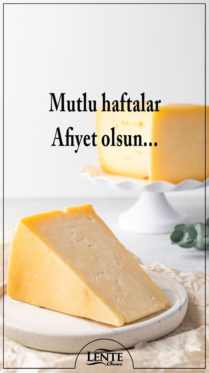 Mutlu haftalar dileriz

#lentecheese #gurmelezzetler #gurmepeynir #peynirinenseçkinhali #peynir #muhtesemlezzetler #hafta #pazartesi #week #newweek
