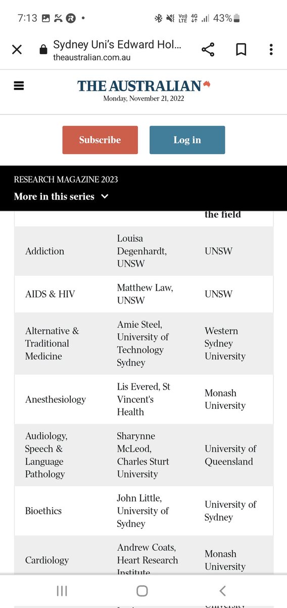 David Scott (@scottdav44) on Twitter photo Congratulations to <a href="/lisbethevered/">Lisbeth</a> on being named Australian Anaesthesiology Researcher of the Year by <a href="/australian/">The Australian</a>! A tremendous acknowledgement of vital research into the importance of cognition in outcomes for the elderly <a href="/ANZCA/">ANZCA</a> <a href="/WCMAnesthesia/">Weill Cornell Medicine Anesthesiology</a> @StVincentsMelb <a href="/CritCareUniMelb/">Critical Care at UniMelb</a> Congratulations to <a href="/lisbethevered/">Lisbeth</a> on being named Australian Anaesthesiology Researcher of the Year by <a href="/australian/">The Australian</a>! A tremendous acknowledgement of vital research into the importance of cognition in outcomes for the elderly <a href="/ANZCA/">ANZCA</a> <a href="/WCMAnesthesia/">Weill Cornell Medicine Anesthesiology</a> @StVincentsMelb <a href="/CritCareUniMelb/">Critical Care at UniMelb</a>