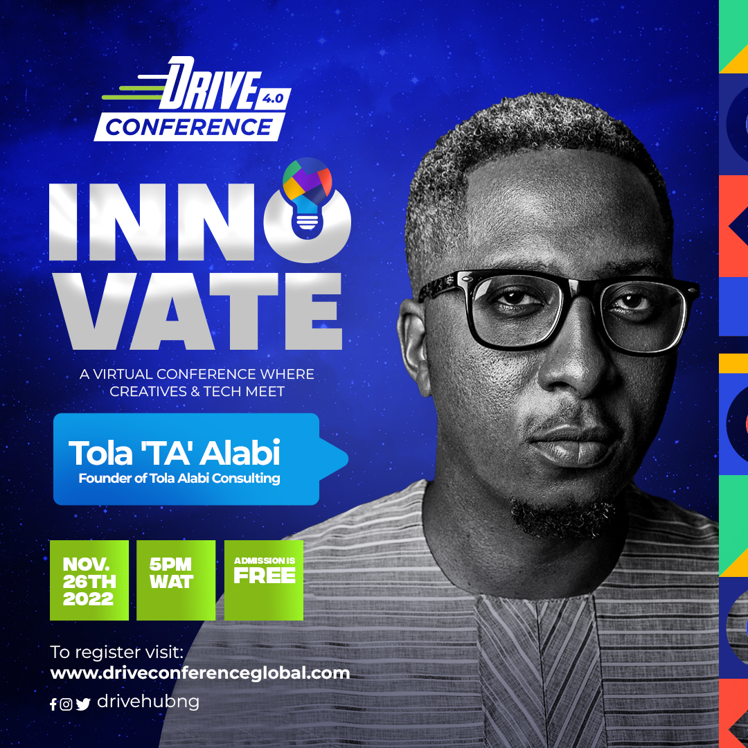 aceccommunity's tweet photo. Date: Saturday, 26th of November
Time: 5:00pm WAT
To register visit: https://t.co/JH6U4B4fXL
@ta_alabi
You don't want to miss this. Register today.
#driveConference #driveConfence4 #Creative #Tech #uiuxdesign #uiux #softwareengineer #graphics #graphicsdesign #graphicdesigner https://t.co/ykaOtRAbpP