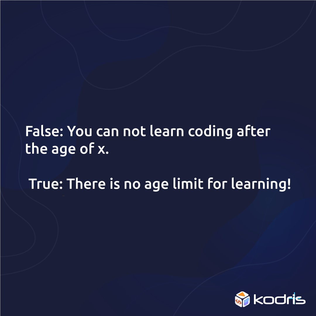 kodriskodlama's tweet image. Kodlama Hakkında Yanlış Bilinenler
#Kodris #Kodlama #Kod