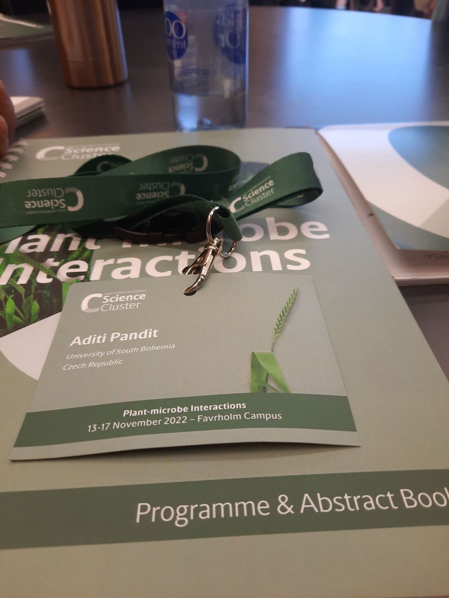 AditiPa84276860's tweet photo. Thanks to @ScienceCluster for putting on such a great conference on Plant-Microbe interactions. 

Thanks for the travel award and the opportunity for presenting a poster presentation.

#cbc2022 #sciencecluster #plantmicrobeinteraction #conference #science #rhizosphere https://t.co/UAR0kZpvbc