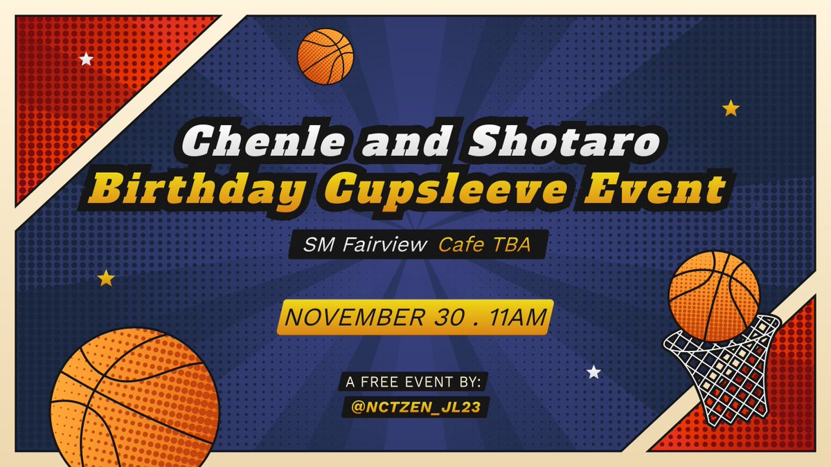 NCTzen_JL23's tweet photo. [Interest Check/ IC]

Hiii! I'm planning a FREE Birthday Cupsleeve Event for our November babies, CHENLE and SHOTARO!! 

I'll be at @TDS2FRVW block screening on Nov.30, 3PM so the cse will be before that (tentative time is 11AM, exact cafe TBA) 

Please answer the poll below ⬇️⬇️ https://t.co/SxX0NBjCqR