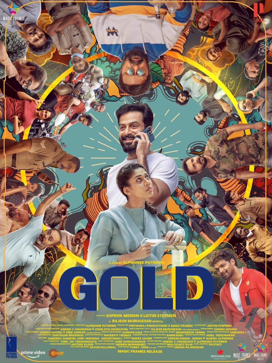 Stay Tuned ♥️

#GOLD is coming very soon 👏🏻

Will announce the World wide Release date on 23 Nov 1.12 PM 🥳

#MagicFramesRelease 
#GoldMovie 
#PrithvirajSukumaran
#Nayanthara
#AlphonsePuthren
#ListinStephen
#SupriyaMenon
#RajeshMurugesan
#MagicFrames
#PrithvirajProductions