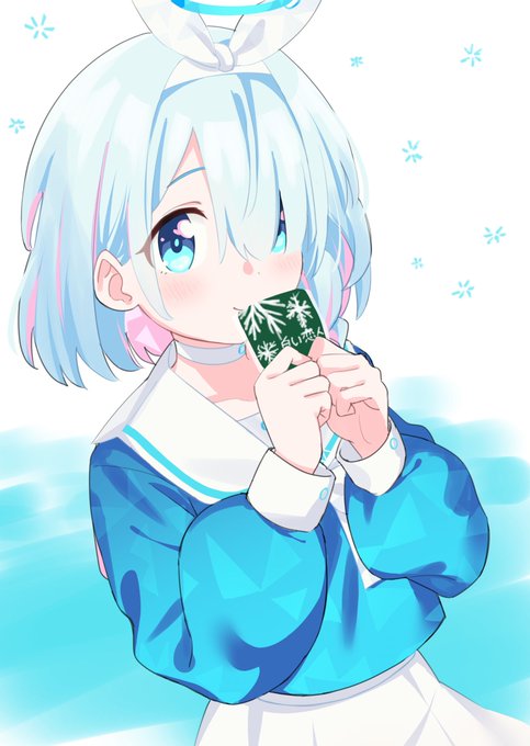 #ブルアカアロナちゃんねるのお菓子に例えたらのやつ、真っ先に白い恋人が思い浮かんだっていう絵 