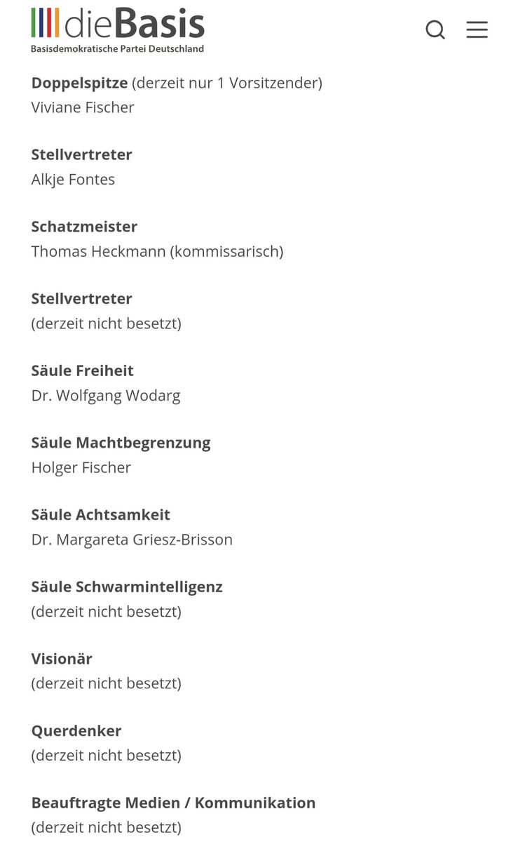 BasisWatch's tweet photo. Die Schwurbelpartei #dieBasis hat Reiner "Füll mir die Taschen" #Fuellmich abgesägt 🤡

Stellvertreter, Schwarmintelligenz, Visionär und Querdenker sind ebenfalls Mangelware.

Gut, bei der Schwarmintelligenz war uns das immer schon bewusst. 🤡

Fuellmich ist wohl zurückgetreten. https://t.co/jJYCgfJHa4