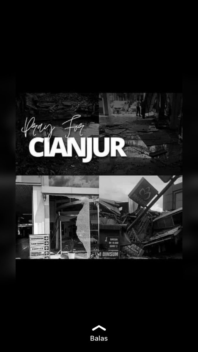 Selmaa1_'s tweet photo. Pray for Cianjur! Stay safe semua, tetap waspada! 🥹 #Cianjur #gempabumi #GempaCianjur https://t.co/j3skiewFzm