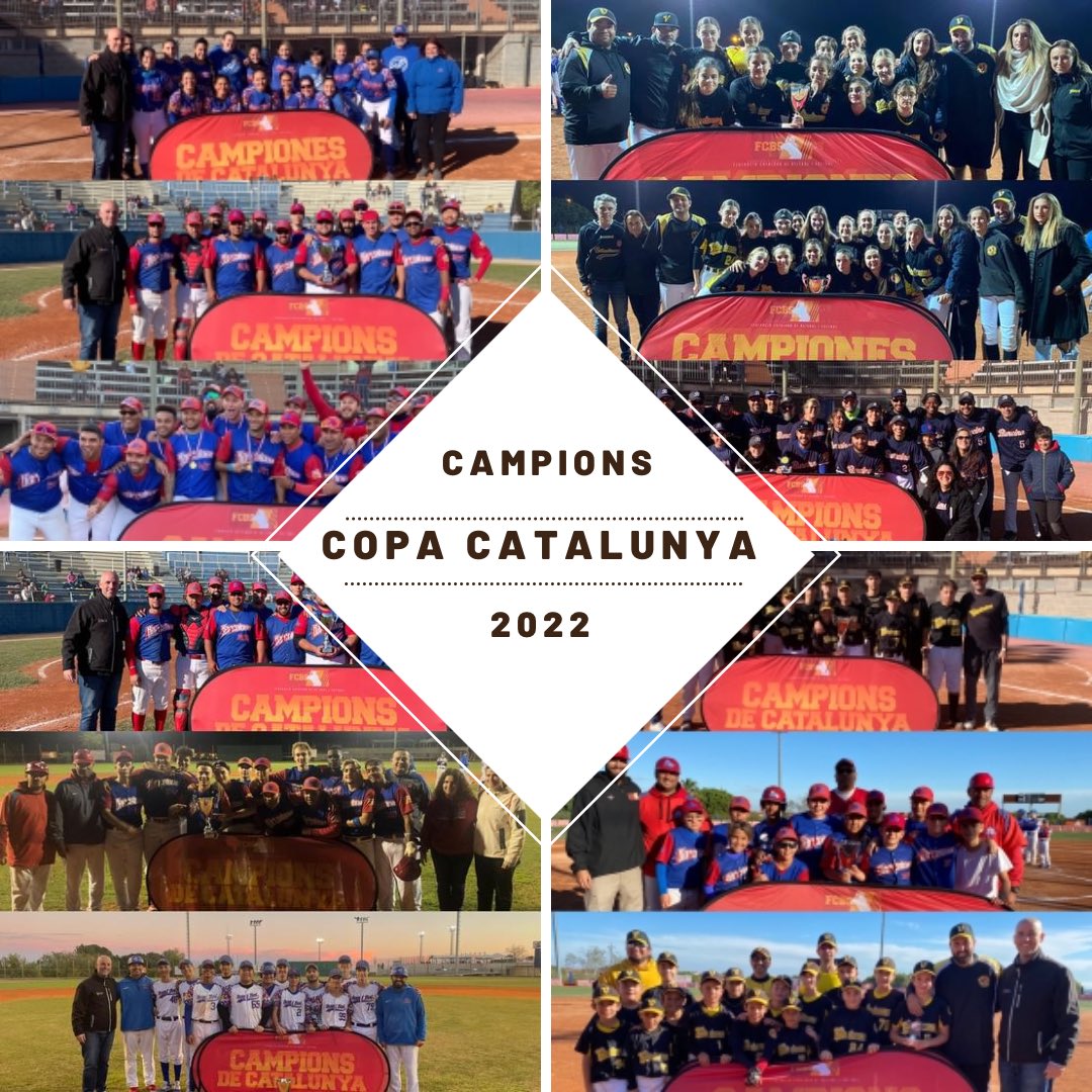 🔚 Copa Catalunya 2022
⚾️🥎 13 categories
✅ + de 1700 participants
➕ 720 partits

🏆 <a href="/CBSBarcino/">Club Beisbol y Softbol Barcino</a> 
🏆🏆 <a href="/beisbolsantboi/">CBS Sant Boi</a> 
🏆🏆🏆🏆 <a href="/BeisbolVila/">Béisbol Viladecans</a> 
🏆🏆🏆🏆🏆 <a href="/beisbolbcn/">CBS Barcelona</a>