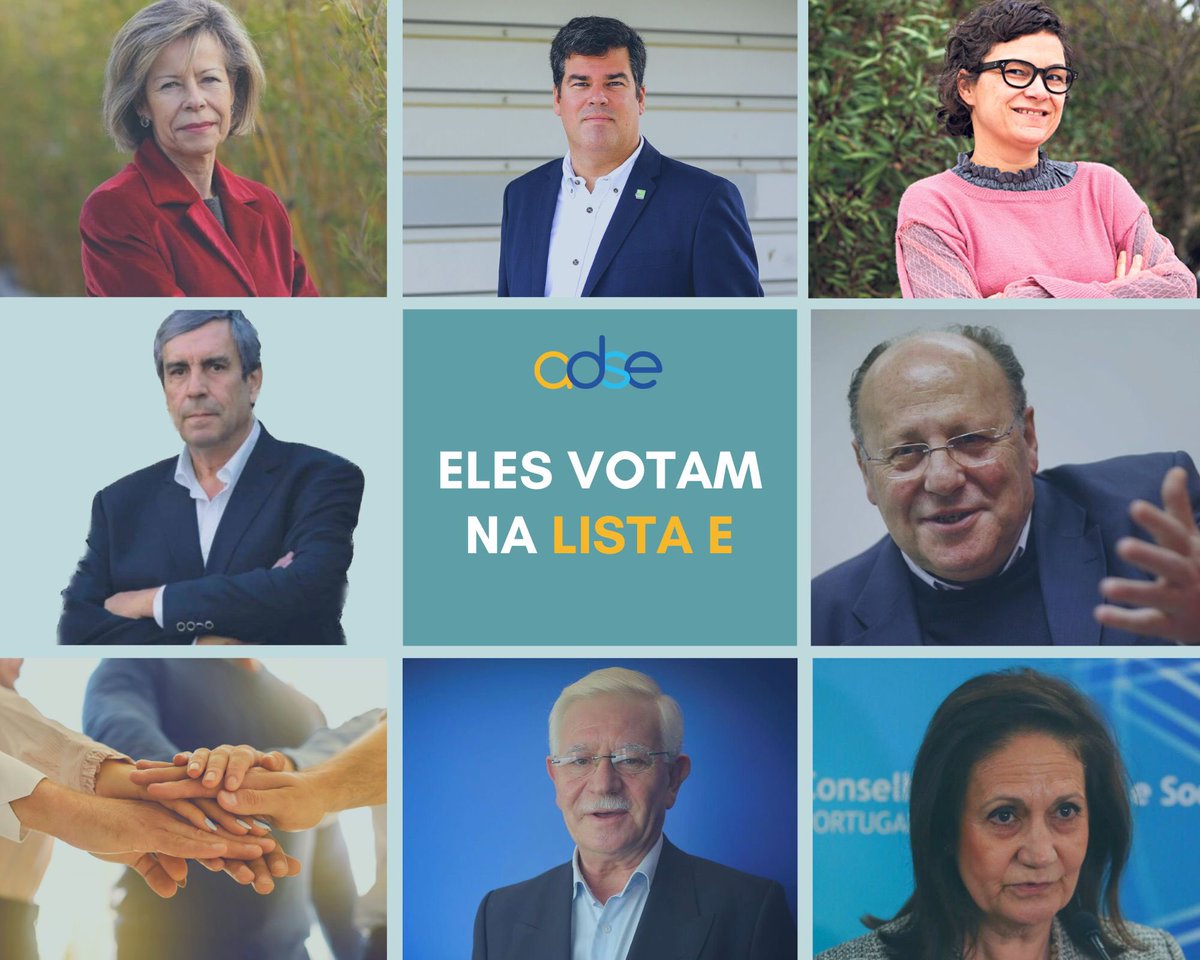 Obrigado a todos que têm manifestado apoio às propostas da #ListaE para a #ADSE