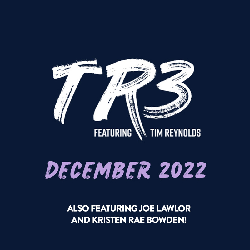 . @TimReynoldsTR3 are excited to announce @Joe_Lawlor & Kristen Rae Bowden will be sharing the stage with them for a run of shows on the upcoming Dec tour. 🎸Tickets available now at TimReynolds.com/tour.