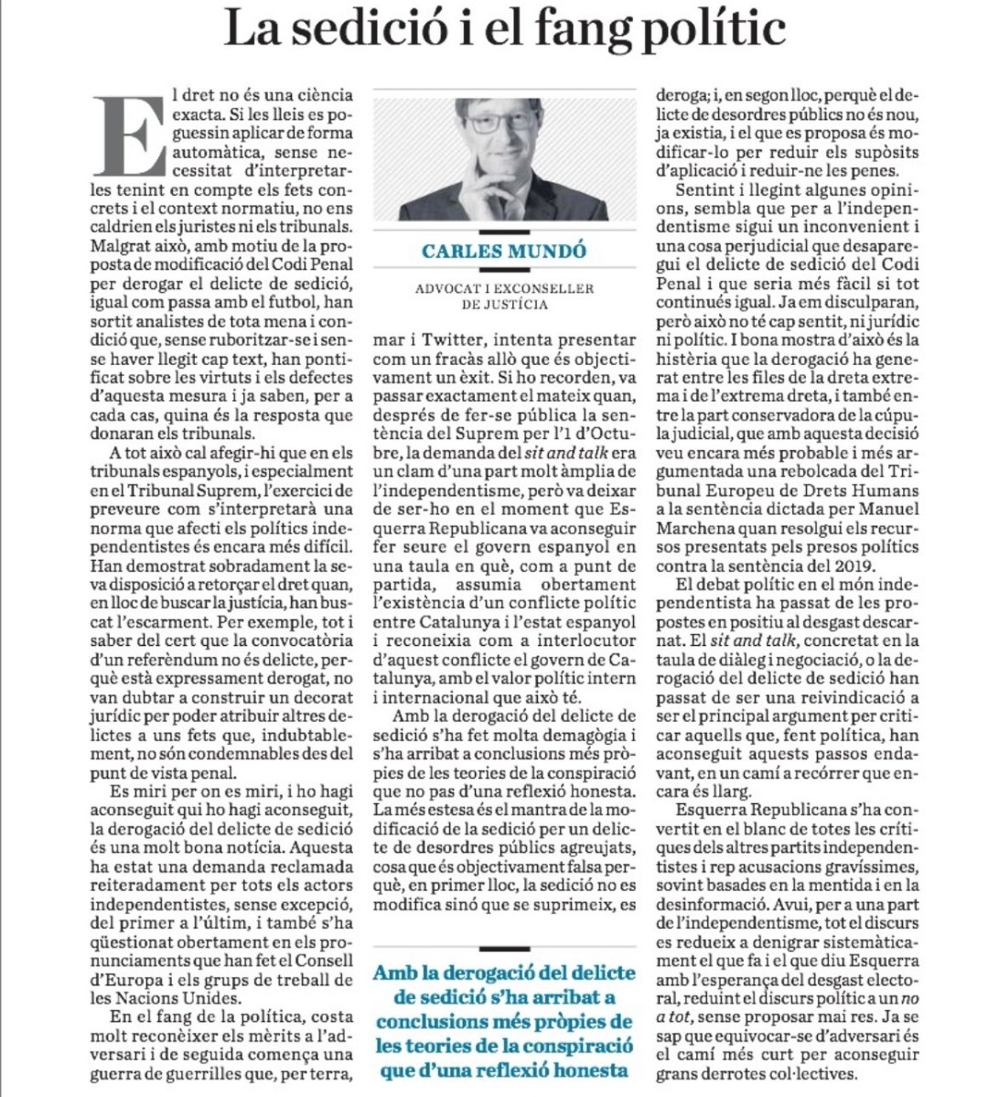 DAVID FLOREJACHS (@florejachs) on Twitter photo .<a href="/Esquerra_ERC/">Esquerra Republicana</a> s’ha convertit en el blanc de totes les crítiques dels altres partits independentistes, sovint basades en la mentida i la desinformació.
Tot el discurs es redueix a denigrar sistemàticament el que fa i diu Esquerra, sense proposar mai res. .<a href="/Esquerra_ERC/">Esquerra Republicana</a> s’ha convertit en el blanc de totes les crítiques dels altres partits independentistes, sovint basades en la mentida i la desinformació.
Tot el discurs es redueix a denigrar sistemàticament el que fa i diu Esquerra, sense proposar mai res.