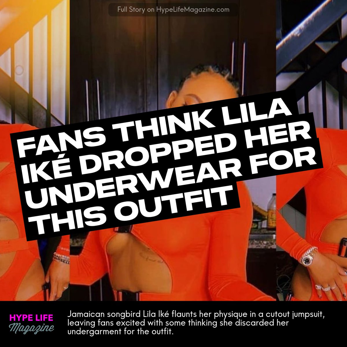Fans Think #LilaIké Dropped Her Underwear For This Outfit 

View: hypelifemagazine.com/LilaIkeControv…