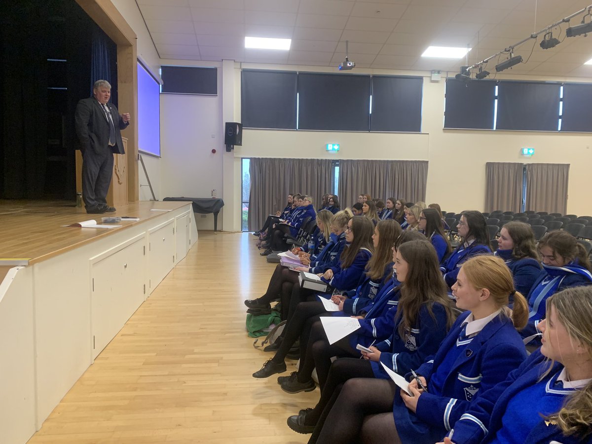 #SistersIN Skills Training Workshops underway at Assumption Grammar. ‘How to be a Good Mentee’ presented by Mr Toner.