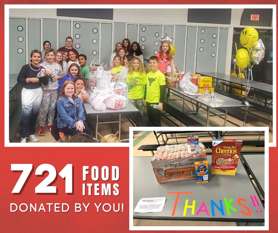 😮 We are blown away that <a href="/PM_Panthers/">PJ Panther</a> families donated 721 items for <a href="/parklandcaresfp/">Parkland CARES Food Pantry</a> at Friday's "Glow with Gratitude" event. THANK YOU so much!
#parkwaymanorpathers #parklandpride <a href="/ParklandSchools/">Parkland Schools</a> <a href="/parklandsupt/">Dr. Mark J. Madson</a> <a href="/ManorParkway/">Parkway Manor PTO</a>