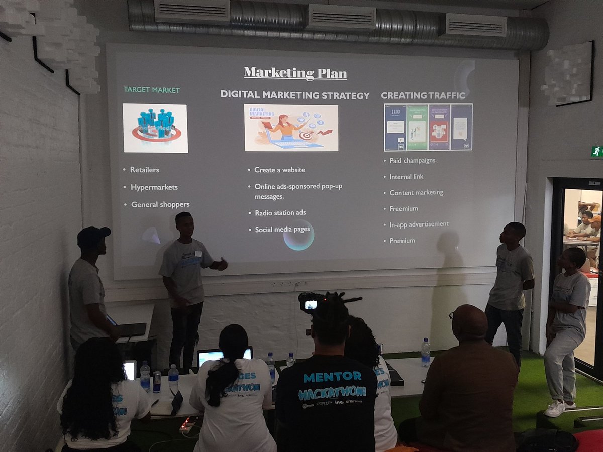 TheCortexHub's tweet photo. Team #Hackaholics coming through straight after our short break. Let's hear what they have to say #CtrackHack22 https://t.co/w7a6vOWKA2