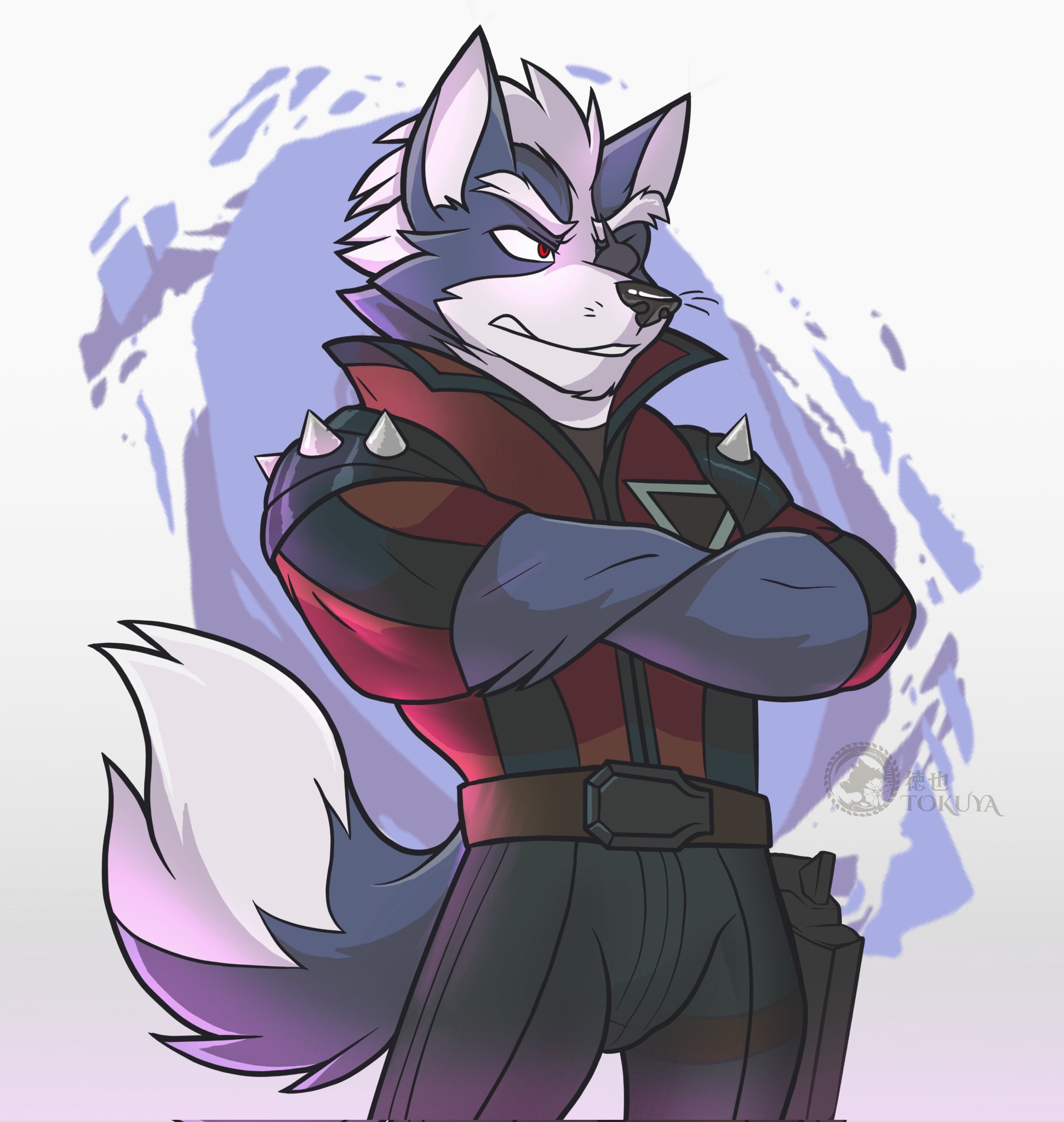 Tőkű Mőriya | 守谷 徳 on X: "Wolf O'Donnell 🐺 #furryart #fanart #starfox  https://t.co/7LyP77QwZ8" / X
