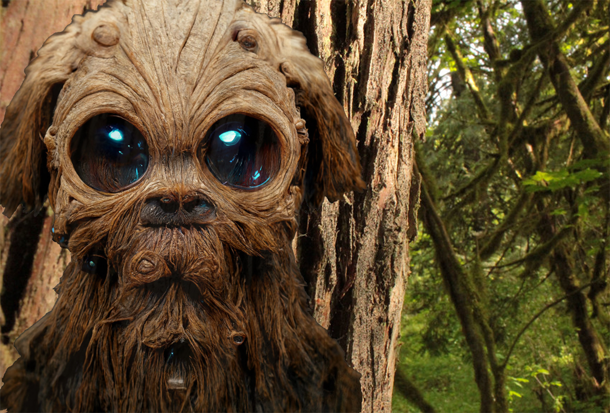 Many of the Capillus have the power of Camouflage...as you can see, in the forest they naturally just blend in... #MondayMorning #NFTs #NFTCommunity <a href="/dogliens/">Dogliens</a> <a href="/mydoglien/">Dogliens Paw Planet</a>