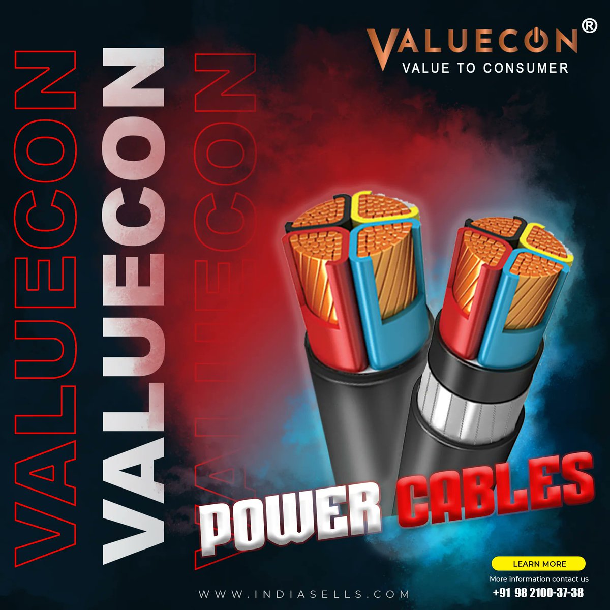 valueconind's tweet image. VALUECON Power Cables are designed to withstand any and all mechanical and electrical exertions such as water, wind, chemicals, oil &amp;amp; power surge - to ensure long life and reliable application. #PowerCables #XLPECables #LTCables #FourCoreCables #Valuecon buff.ly/3AwPCrA