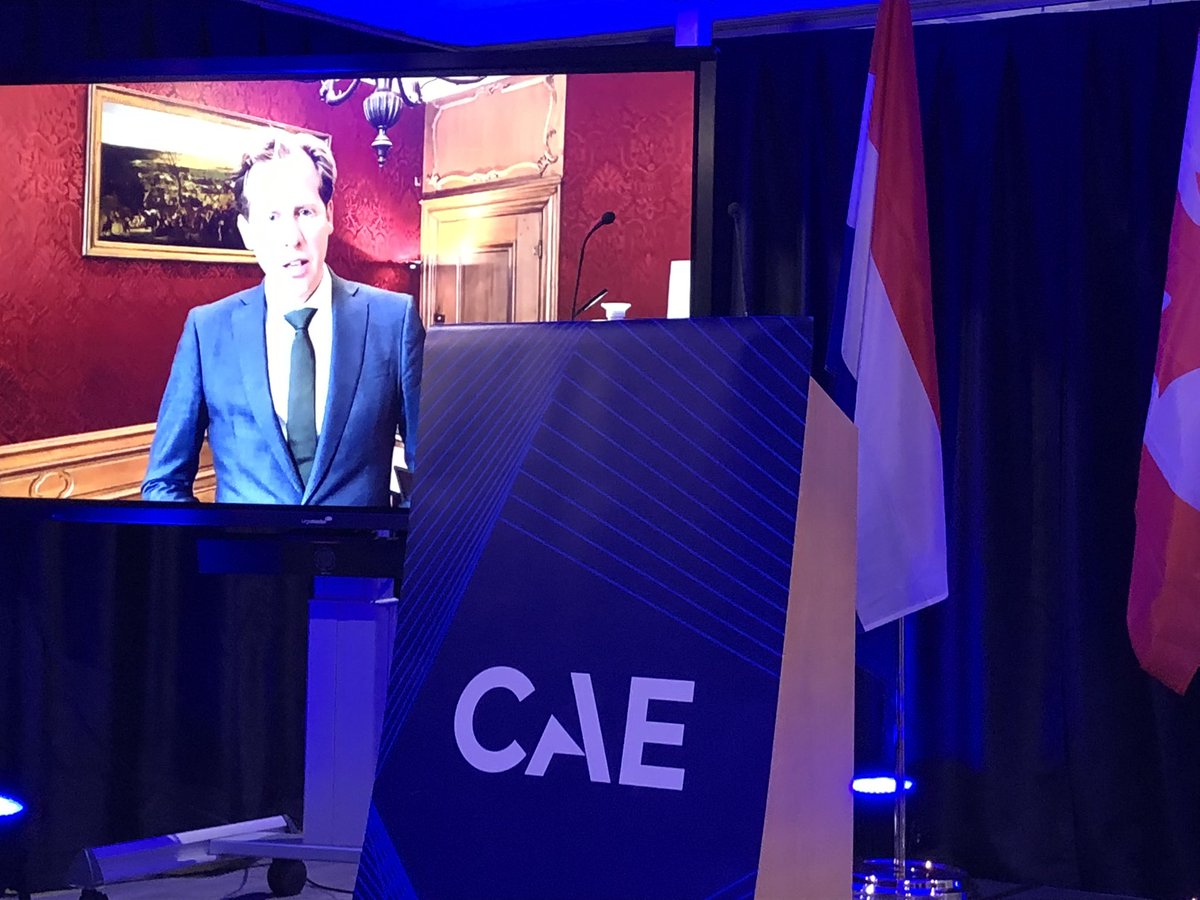 terMeulenCanada's tweet photo. #CAE state-of-the-art #simulators for #Aviation #Defence #Healthcare #75 years #Celebration today #Schiphol growing in #Netherlands #CanAmbNL #TCS_sdc https://t.co/HCy9pYYBdL