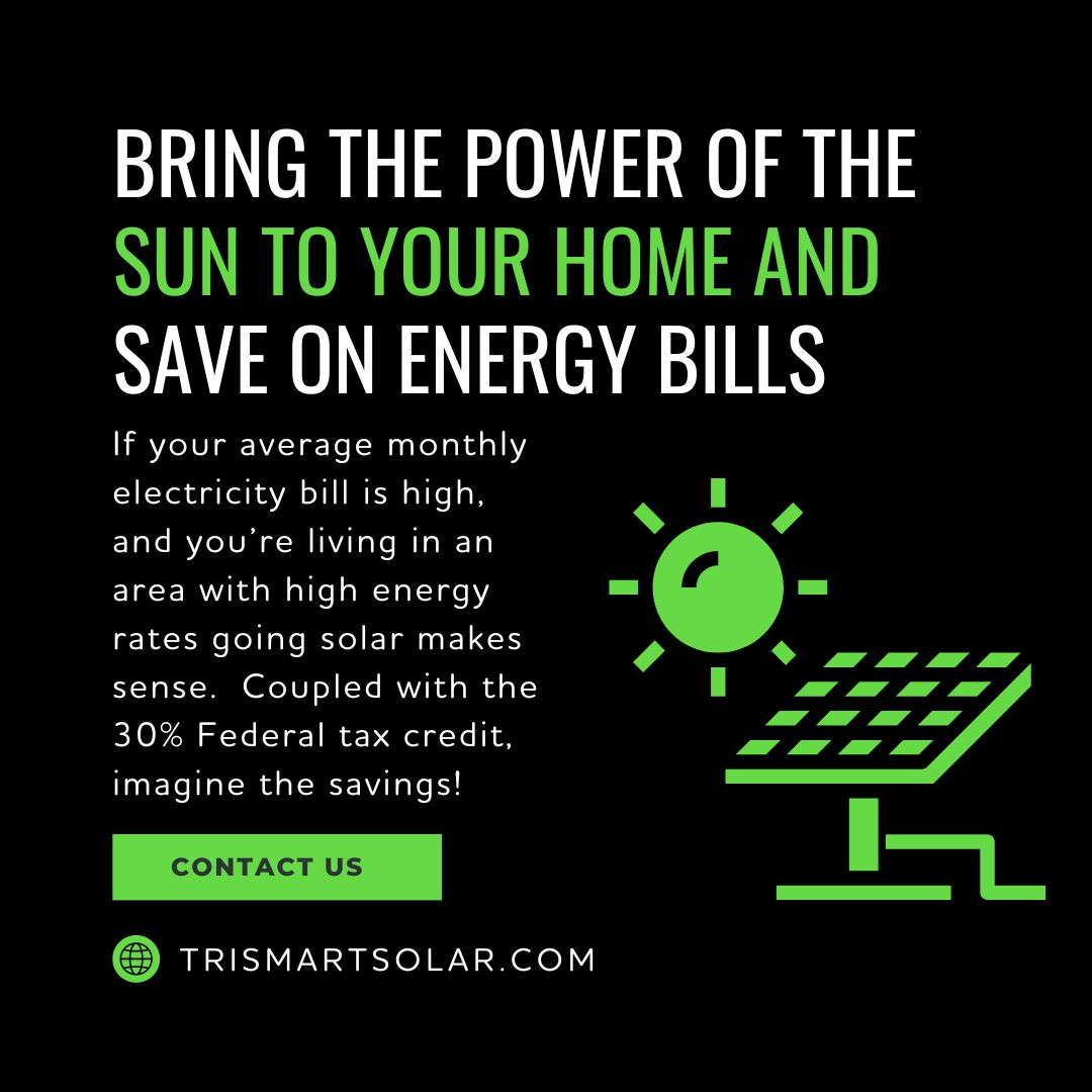 Switching to solar energy in your home is not only amazing for your wallet but also good for the environment.  Get started today by scheduling a free, in-home consultation when you visit bit.ly/3NbD8tA.