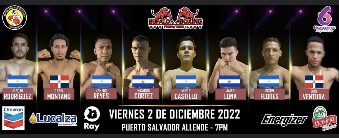 asabox503's tweet photo. #HayTiro se viene velada internacional de #Boxeo desde #Nicaragua con la participación de los púgiles salvadoreños Jairo El Cadejo 🐕 🥊Luna y Ricardo El Diamante 💎 🥊 Cortez este último disputando el título #Fedecentro de la @WBABoxing  #ElSalvador  #Boxing @ybukele @NotiFight https://t.co/C8XsFym9tq