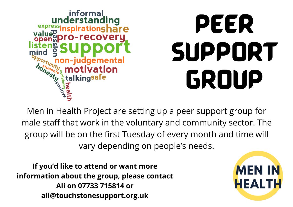 The next peer support group will take place at 5.30pm, Tuesday 6th December. We’ve booked The Community Hub at John Lewis in Victoria Gate as people asked for a central location. Contact Ali if you'd like more details or want to attend.
