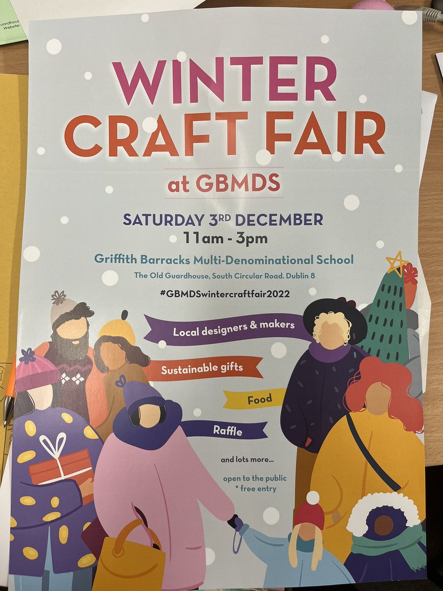 eddiefo13607106's tweet photo. Join us at #gbmds for the our winter craft fair on Sat December 3rd. @LibertiesCultu1 @libertiesdublin #dublin8 #villageinthecity https://t.co/8YtqonX481