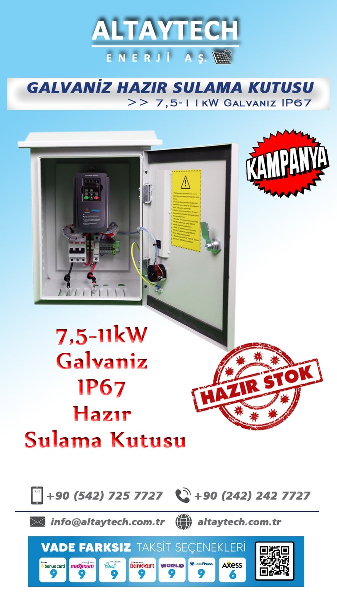 Altaytech solar sistem ürünlerinin tedariğinde her zaman en uygun fiyat garantisi ile yanınızda... #güneşpaneli #solarpanel #güneşenerjisi #elektriküretimi #güneşenerjilisulama #solarwaterpumping #güneşpanelisulama #solarenergy #solarpower #powersolar #solar