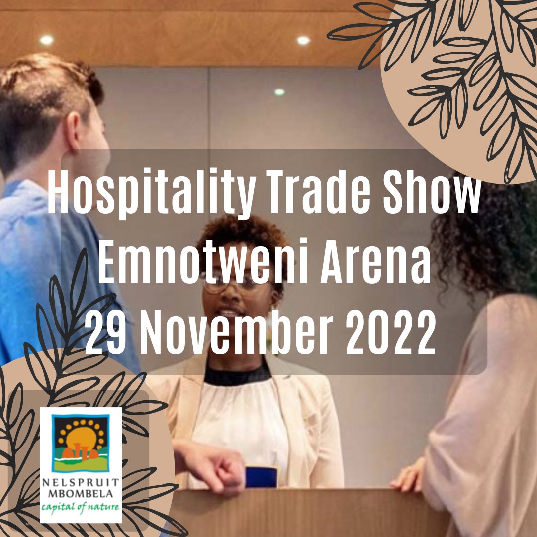 The countdown has begun! the Nelspruit Mbombela Local Tourism Organization is excited to have its second annual Hospitality Trade Show on 29 November 2022. Meet suppliers to the hospitality industry which include linen &amp; bedding suppliers, catering suppliers &amp; many more!
