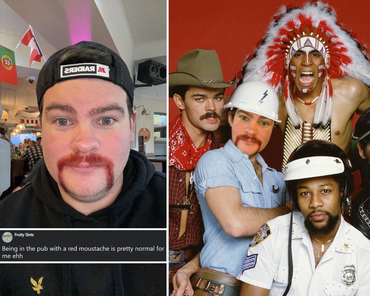 How is everyone feeling about that African sunset mustache Scotty is growing? If village people ever need another member, just saying&#129315;&#129315;&#129315;&#129315;