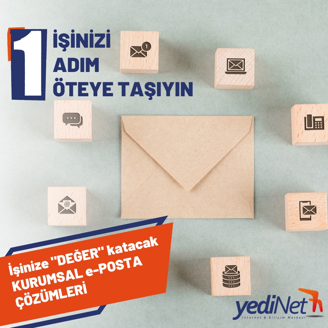Yerli, güvenli ve kurumsal e-posta hizmeti.✅
💨 Geniş depolama kapasitesi. Hızlı erişim ve ssl desteği ile güvenli e-posta hizmeti.🌐
#yedinet #windows #linux #teknoloji #kurumsal #eposta #hosting #güvenlik #ssl #system #yerli #vds #internettekieviniz #tier3 #kesintisizhizmet