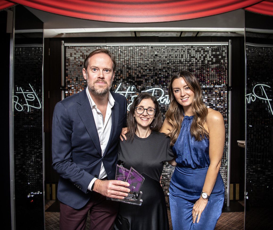 BroadswordGroup's tweet photo. Good things come in pairs. We were delighted to pick up two awards at the @EVCOMUK Industry Awards on Friday evening and thoroughly enjoyed celebrating our success at the Pullman London St Pancras Hotel.
Photo by Steve Forrest.
#EvcomAwards #EventProfs #EventIndustryAwards https://t.co/rAa2DxgdeI