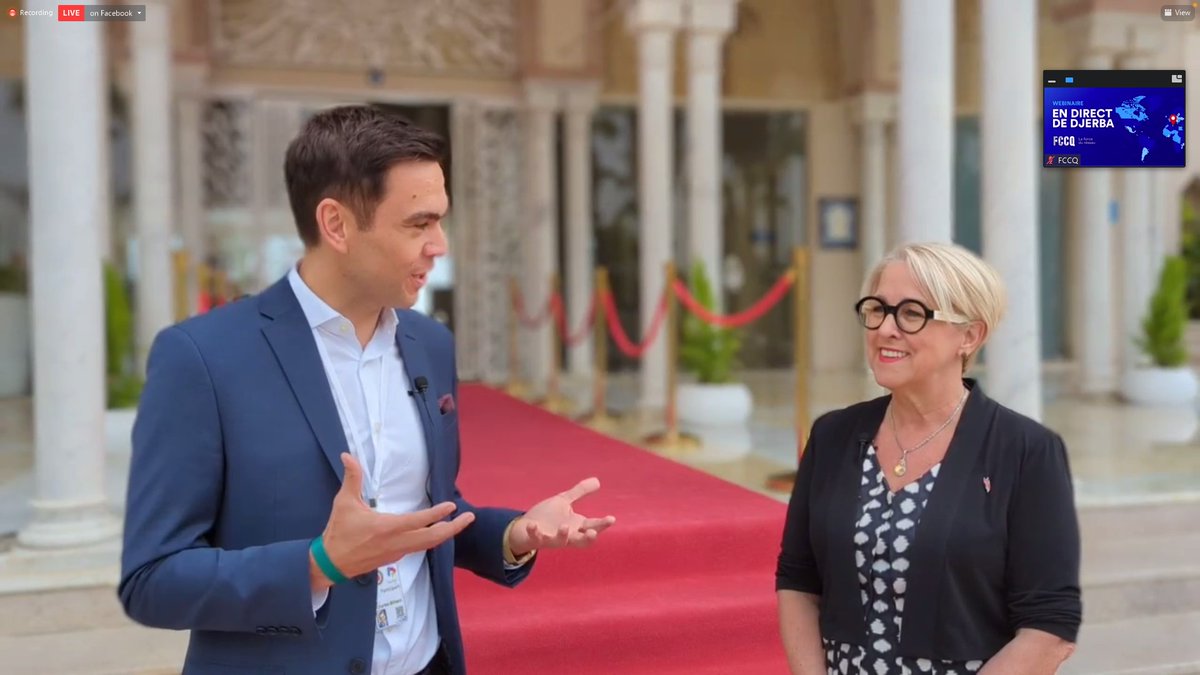 "Créer de la richesse au féminin? Au @ReseauRFAQ, on a pris l'angle de la diversification des fournisseurs. En marge de <a href="/DjerbaFR2022/">Sommet de la Francophonie de Djerba 2022</a>, on a signé des ententes de collaboration pour accompagner les entrepreneures pour des affaires en #francophonie" via direct <a href="/FCCQ/">Fédération des chambres de commerce du Québec</a>/<a href="/CharlesMillard/">Charles Millard</a>