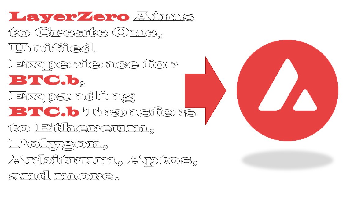 BTC.b can now be quickly transferred to any #blockchain  supported by <a href="/LayerZero_Labs/">LayerZero Labs</a>  #Avalanche